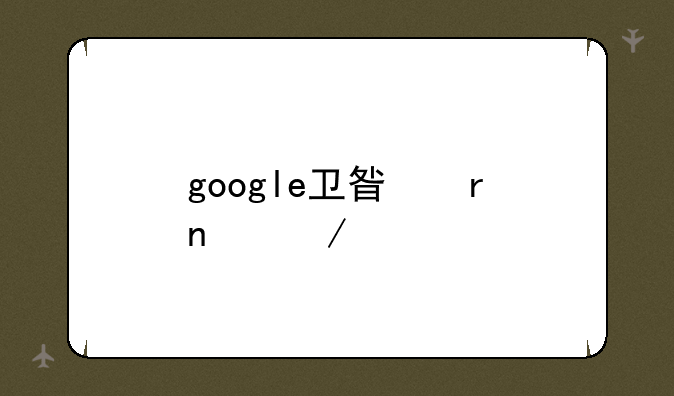 google卫星地图下载