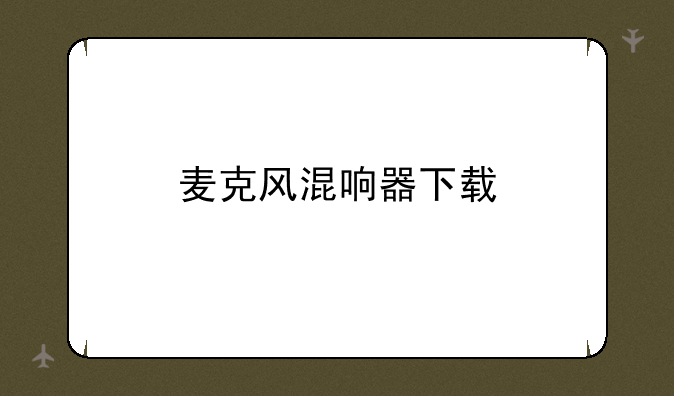 麦克风混响器下载