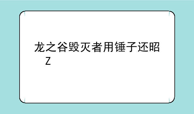 龙之谷毁灭者用锤子还是斧头