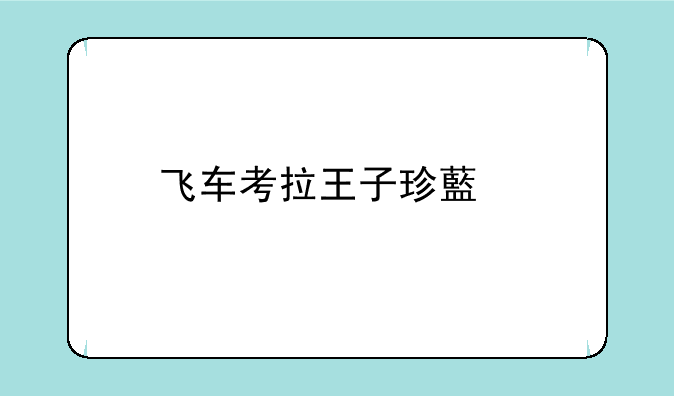 飞车考拉王子珍藏版