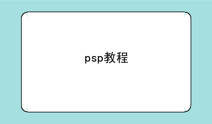 psp教程