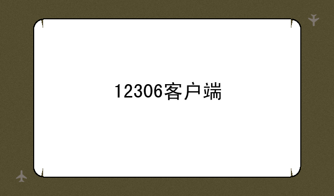 12306客户端