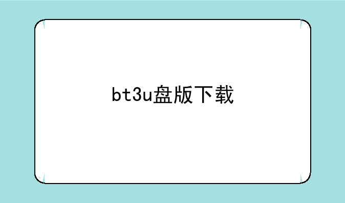 bt3u盘版下载