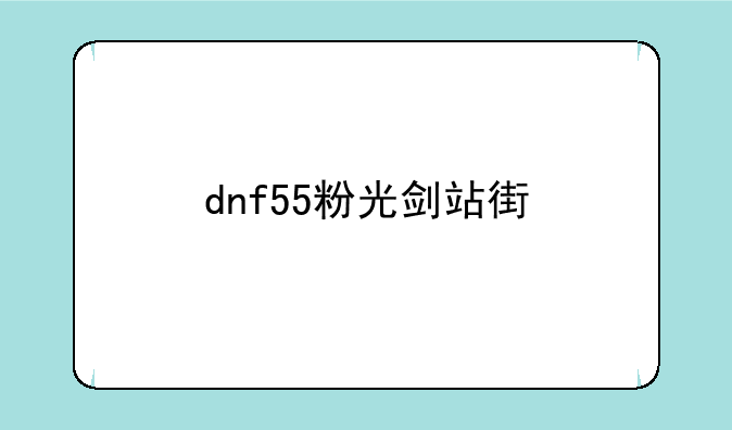 dnf55粉光剑站街