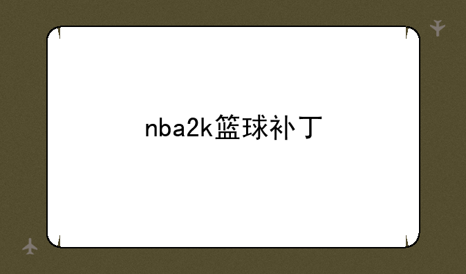 nba2k篮球补丁